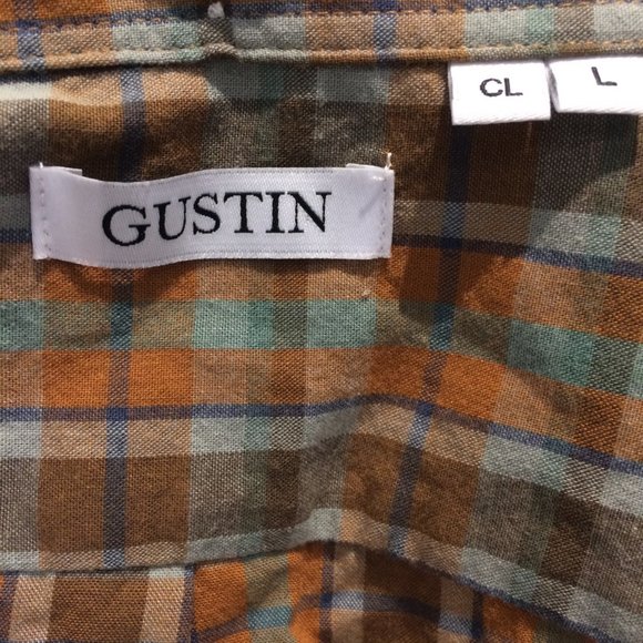 Gustin Size Large (L) Plaid Flannel Shirt - Picture 3 of 4
